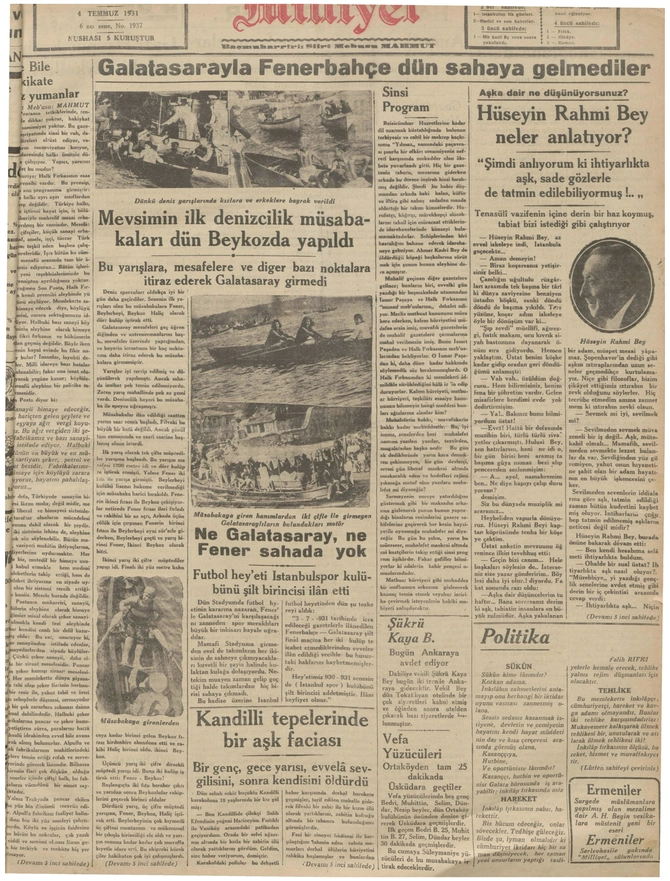 Milliyet - 4.7.1931