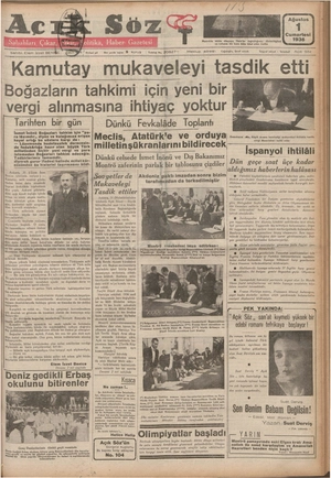 Açık Söz (Gazete, 1936)