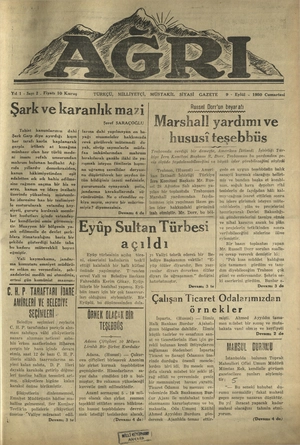 Ağrı. (İstanbul)