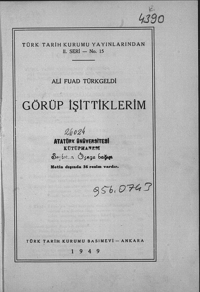Görüp işittiklerim