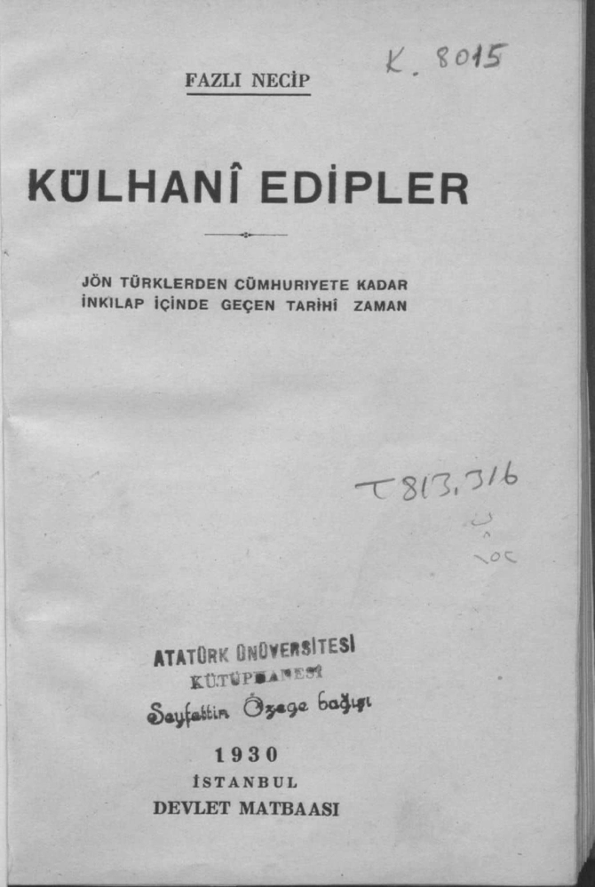 Külhanî Edibler