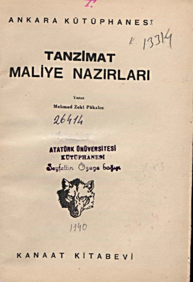 Tanzimat Maliye Nazırları