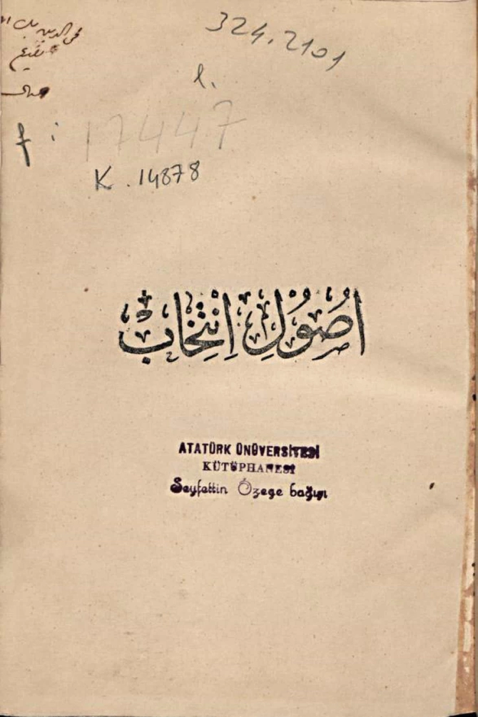 Usûl-i İntihab