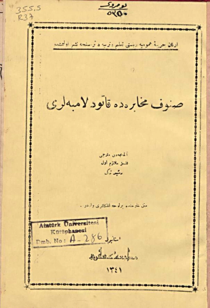 Millî Nevsâl 4. Sene. 1341 Sene-i Mailiyesine Mahsus