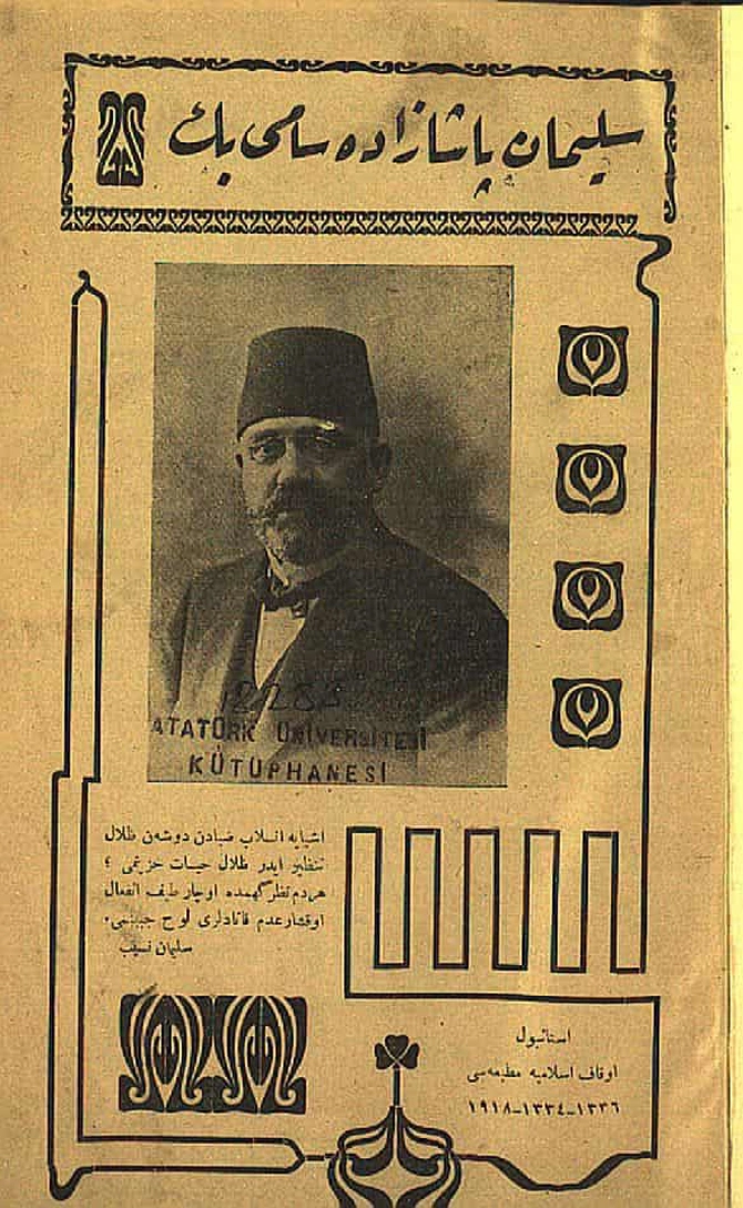 Süleyman Paşazâde Sami Bey Külliyat-ı Âsâr ve İhtisasât