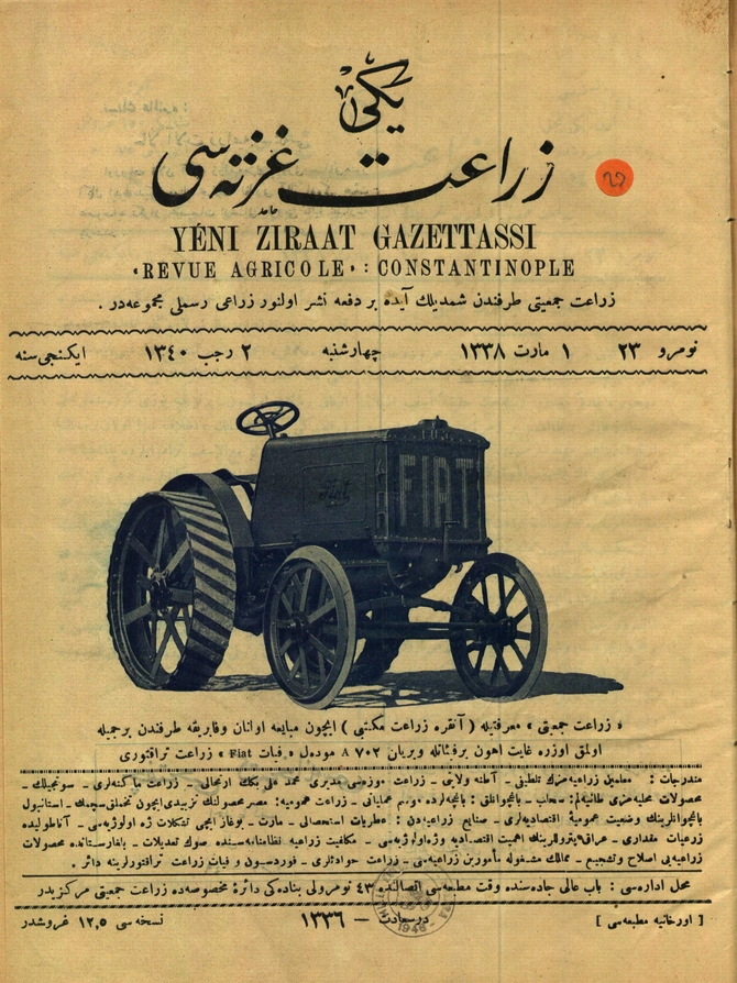 Yeni Ziraat Gazetesi 2. Sene Sayı 23 (1957 SB 159)