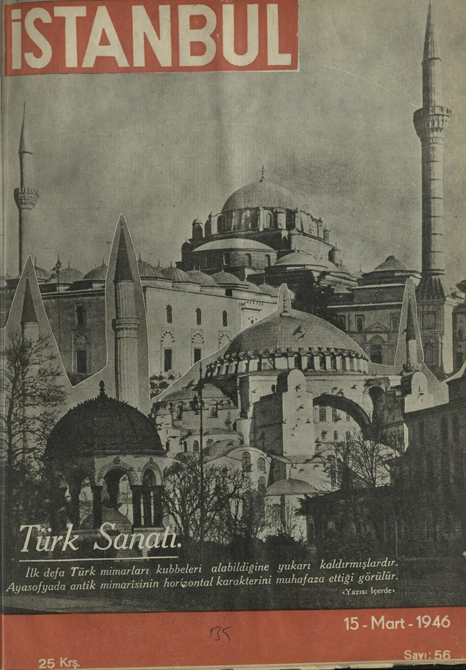 İstanbul Kültür Dergisi 1945-1946 ARA.;OCAK-MAYIS C.5 S.49-59 Sayı 56 (1968 SB 24)