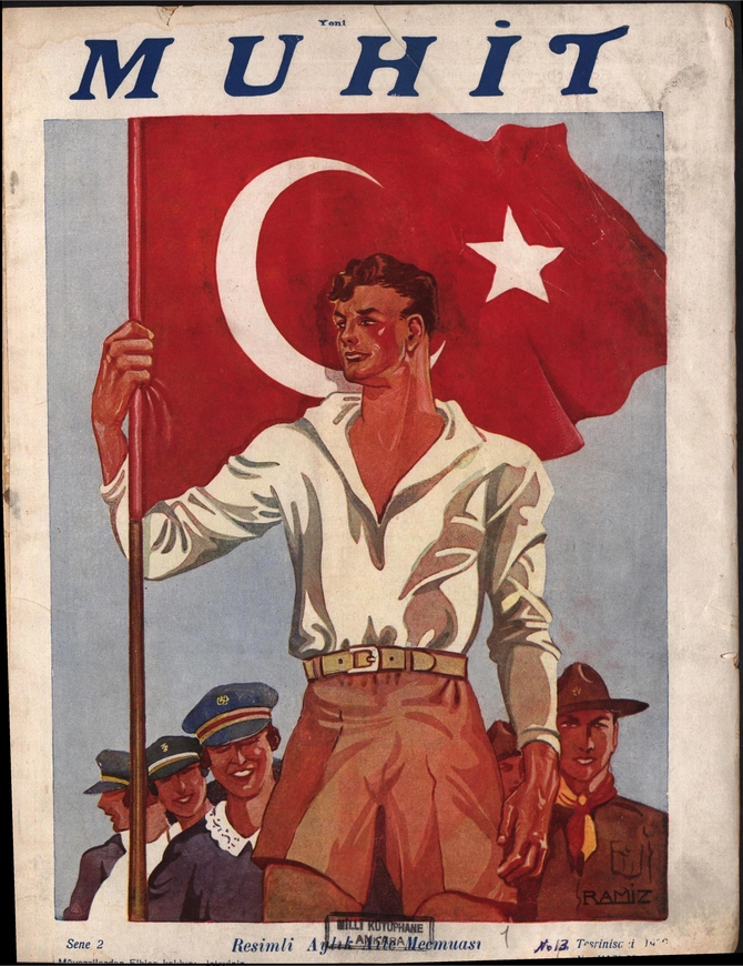 Muhit (resimli Aylık Aile Mecmuası) 1929-1930 C.. S.13-18 Sayı 13 (1961 SB 2)