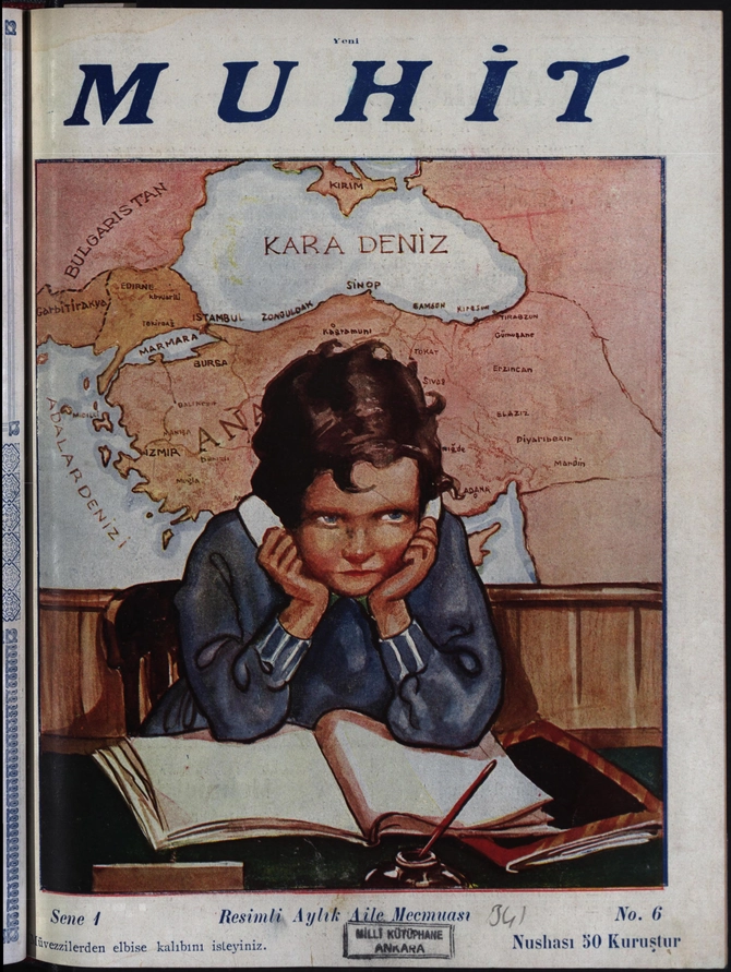 Muhit (resimli Aylık Aile Mecmuası) 1928-1929 C..S.2-6 Sayı 6 (1961 SB 2)