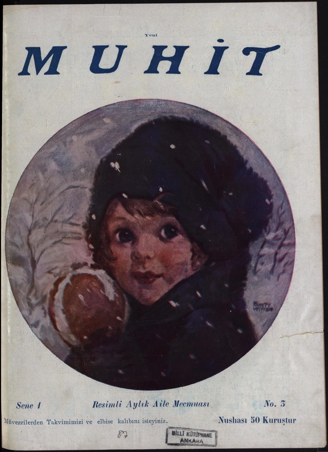 Muhit (resimli Aylık Aile Mecmuası) 1928-1929 C..S.2-6 Sayı 3 (1961 SB 2)
