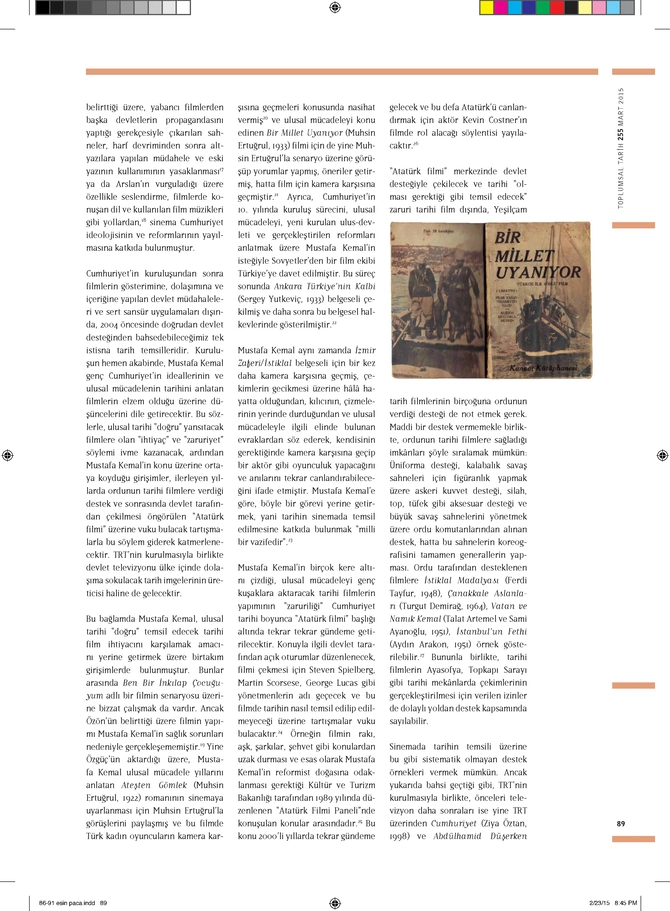Toplumsal Tarih Dergisi - 1.3.2015
