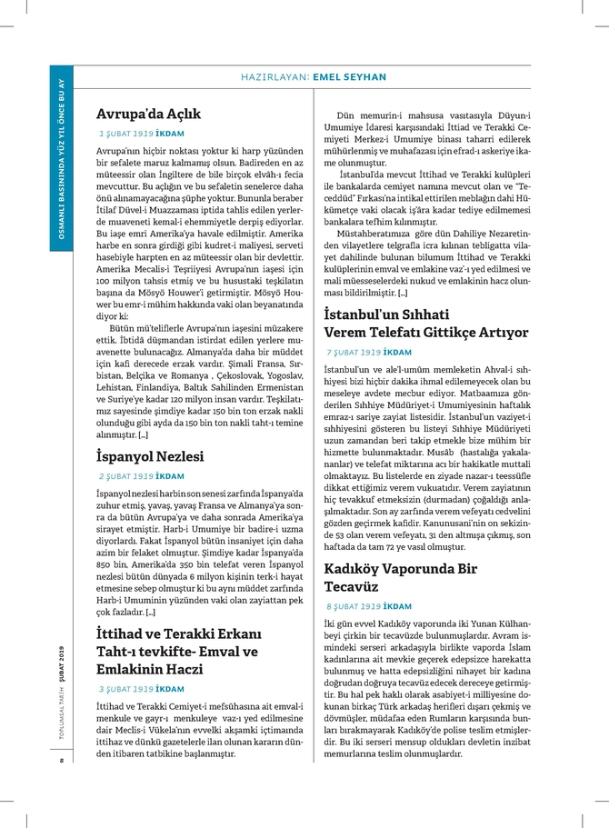 Toplumsal Tarih Dergisi - 1.2.2019