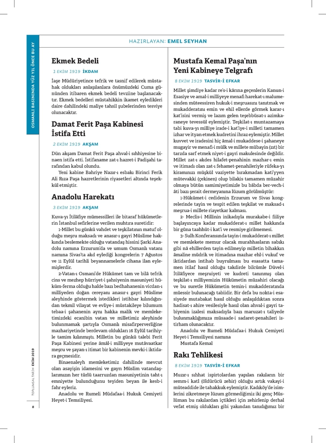 Toplumsal Tarih Dergisi - 1.10.2019