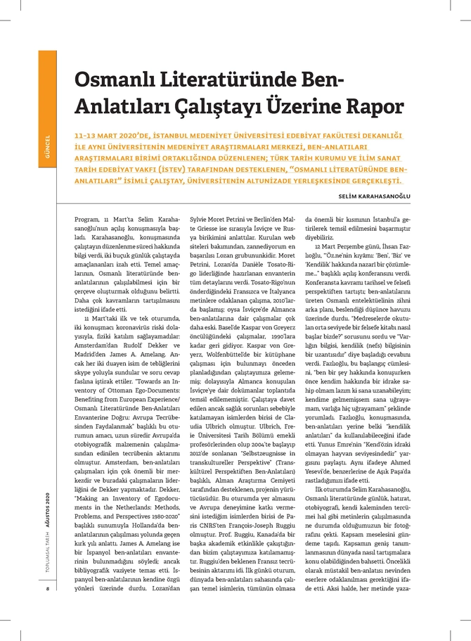Toplumsal Tarih Dergisi - 1.8.2020