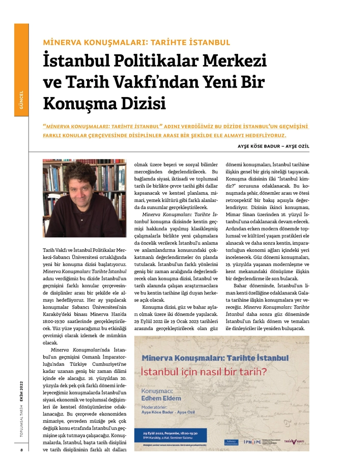 Toplumsal Tarih Dergisi - 1.10.2022