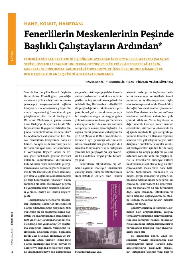Toplumsal Tarih Dergisi - 1.11.2023